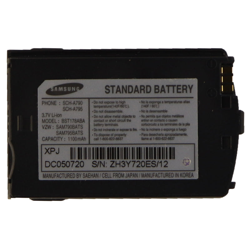 Samsung OEM Standard Battery (BST178ABA) 1,100 mAh 3.7V for SCH-A790 A795 - Samsung - Simple Cell Shop, Free shipping from Maryland!