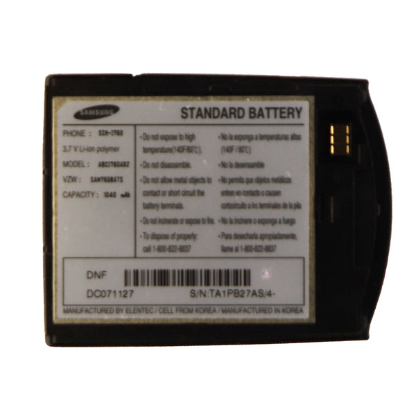 Samsung OEM Standard Li-ion Battery ABCI760ADZ 3.7V for Samsung SCH-i760 i767 - Samsung - Simple Cell Shop, Free shipping from Maryland!