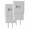 2-Pack of OEM Samsung Adaptive Fast Charging Adapters - White (EP-TA20JWE) - Samsung - Simple Cell Shop, Free shipping from Maryland!