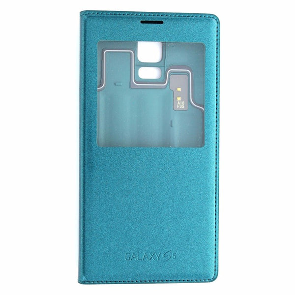 S-View Flip Cover Folio Case for Samsung Galaxy S5 - Green - Samsung - Simple Cell Shop, Free shipping from Maryland!