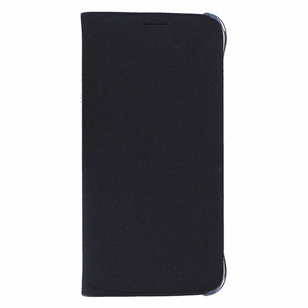 Samsung Wallet Flip Cover for Samsung Galaxy S6 Edge - Black Sapphire Fabric - Samsung - Simple Cell Shop, Free shipping from Maryland!