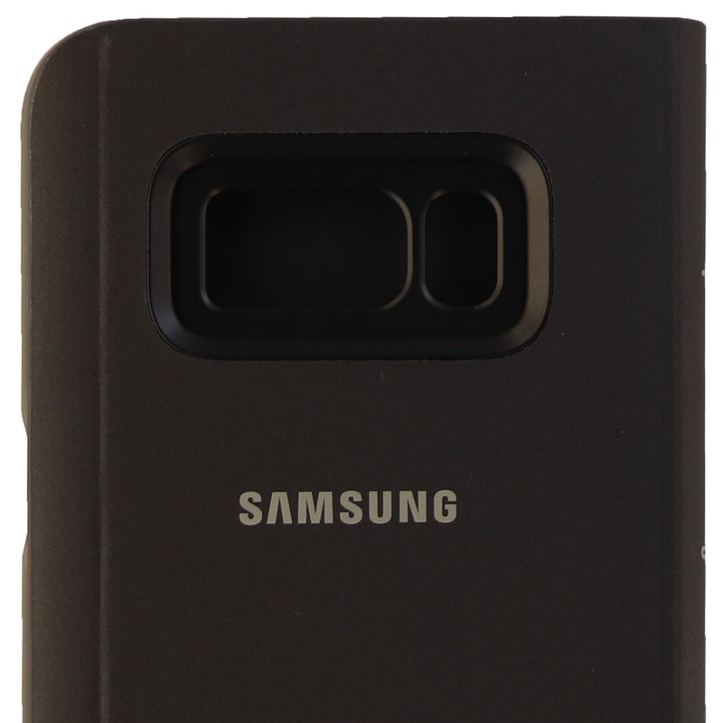 Samsung S-View Flip Cover Series Hard Folio Case for Galaxy S8+ (Plus) - Black - Samsung - Simple Cell Shop, Free shipping from Maryland!