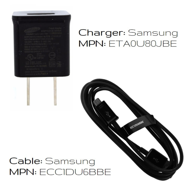 Samsung (ETA0U80JBE) 1A Travel Charger & Cable for Micro USB Devices - Black - Samsung - Simple Cell Shop, Free shipping from Maryland!