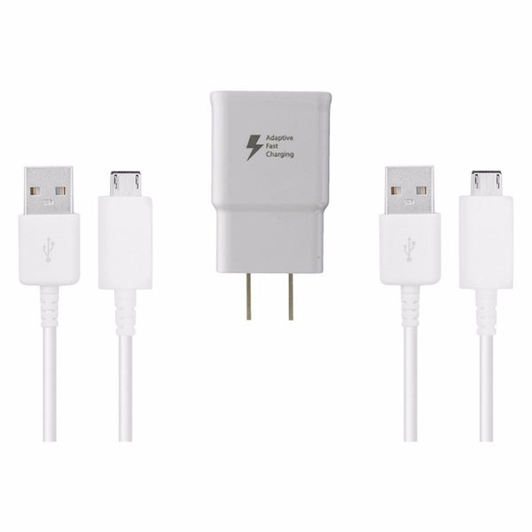 Samsung (EP-DG925UWE) 5V 2A Fast Charger & 2 Cable for Micro USB Devices - White - Samsung - Simple Cell Shop, Free shipping from Maryland!