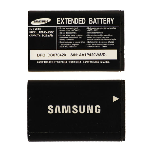 Samsung OEM Extended Li-ion Battery (AB803450GZ) 3.7V for Samsung U550 U540 - Samsung - Simple Cell Shop, Free shipping from Maryland!