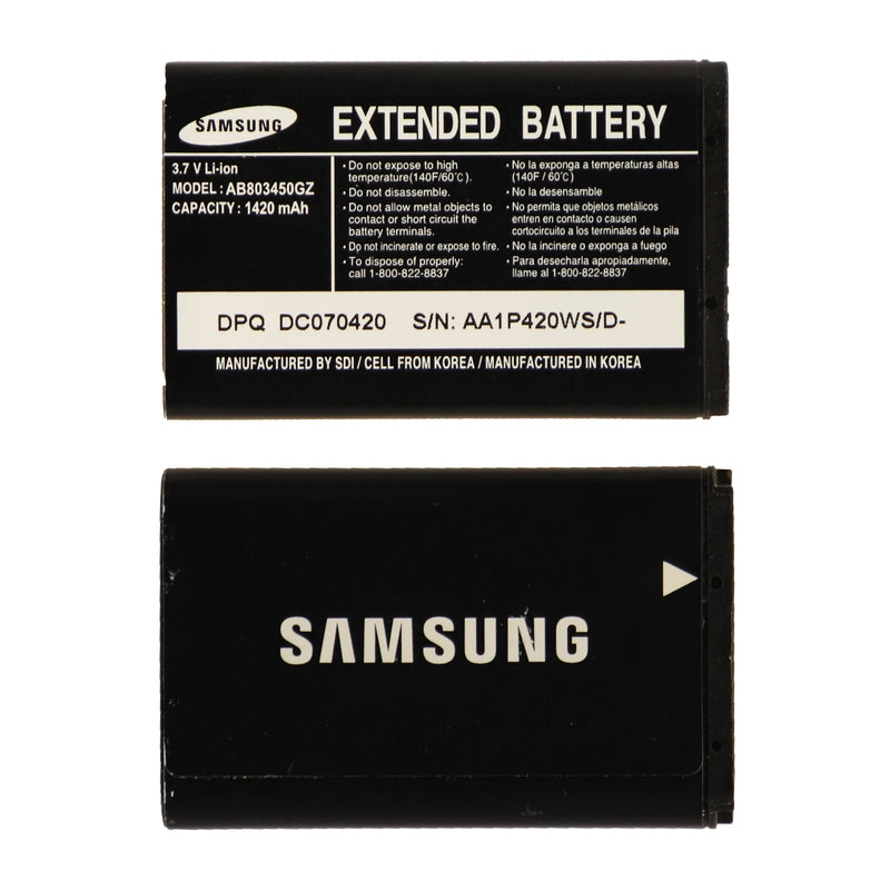 Samsung OEM Extended Li-ion Battery (AB803450GZ) 3.7V for Samsung U550 U540 - Samsung - Simple Cell Shop, Free shipping from Maryland!