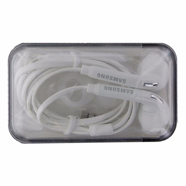 Samsung Galaxy S7/S7 Edge Wired Earbuds w/ White Jewel Case EO-EG920LW - White - Samsung - Simple Cell Shop, Free shipping from Maryland!