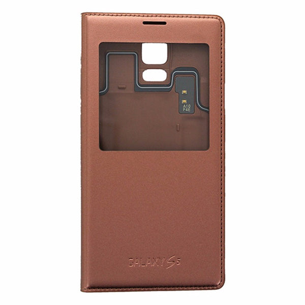 Samsung S-View Flip Cover Case for Samsung Galaxy S5 Rose Gold - Samsung - Simple Cell Shop, Free shipping from Maryland!