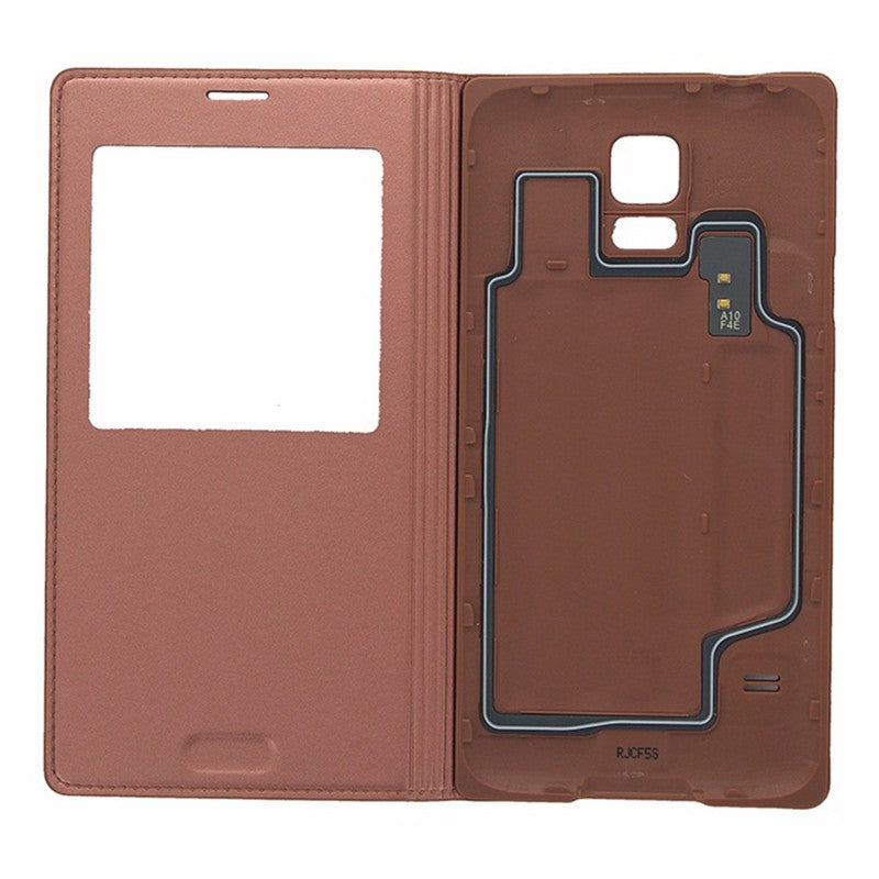 Samsung S-View Flip Cover Case for Samsung Galaxy S5 Rose Gold - Samsung - Simple Cell Shop, Free shipping from Maryland!