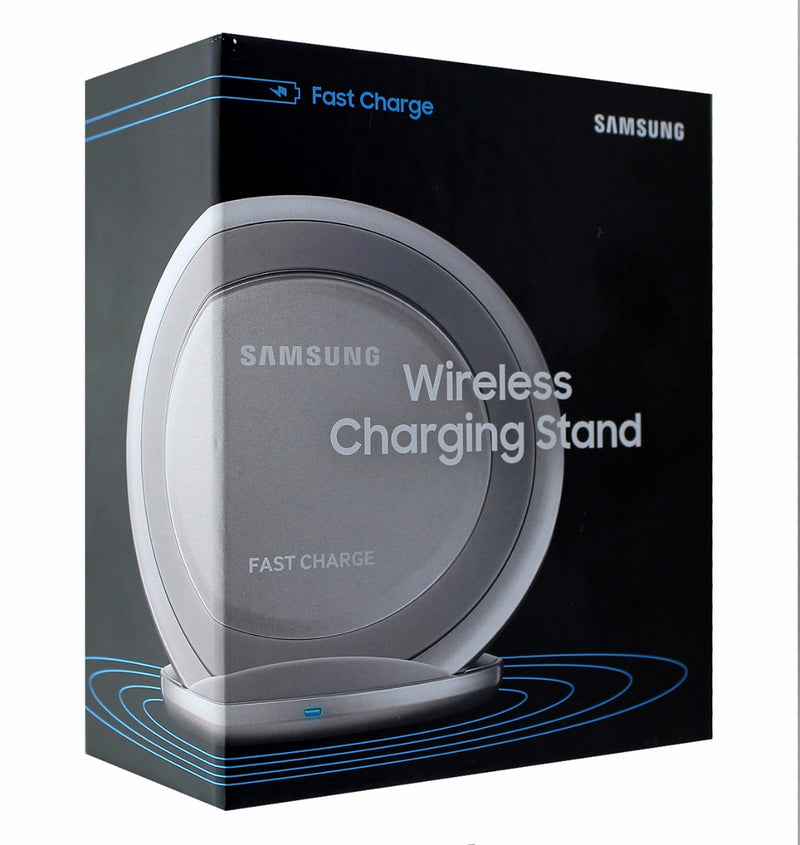 Samsung Fast Charge QI Wireless Charging Stand Adaptive Fast Charging - Silver