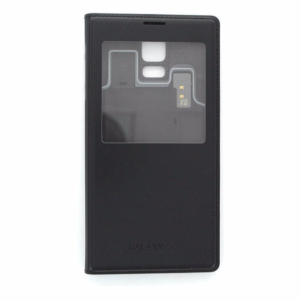 S-View Flip Cover Case for Samsung Galaxy S5 - Black - Samsung - Simple Cell Shop, Free shipping from Maryland!