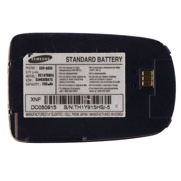 Samsung OEM 1100mAh Battery (BST476BKA) 3.7V for SCH-A630 - Black - Samsung - Simple Cell Shop, Free shipping from Maryland!