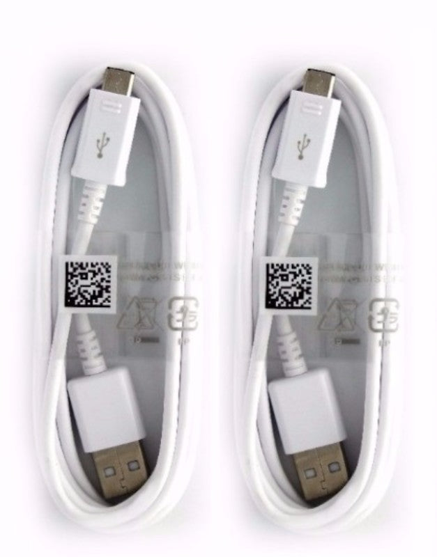2x Samsung (EP - DG925UWE) Charge & Sync Cables for Micro USB Devices - White - Samsung - Simple Cell Shop, Free shipping from Maryland!