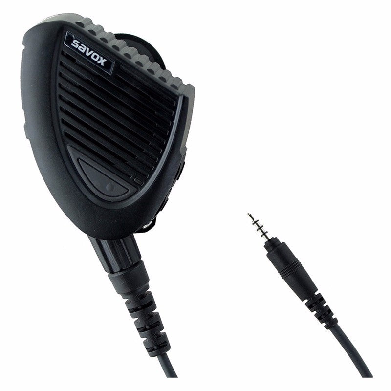 Savox Promate RSM-30 Push-to-Talk Shoulder Microphone with 3.5mm Aux Plug - Savox - Simple Cell Shop, Free shipping from Maryland!