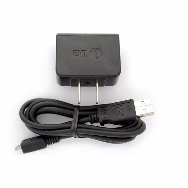 LG (STA - U17WD) Travel Charger & Cable for Micro USB Devices - Black - LG - Simple Cell Shop, Free shipping from Maryland!