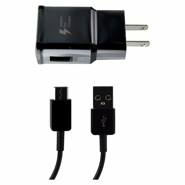 Samsung (EP-TA20JBE) 5V 2A Fast Charger & Cable for USB-C Devices - Black