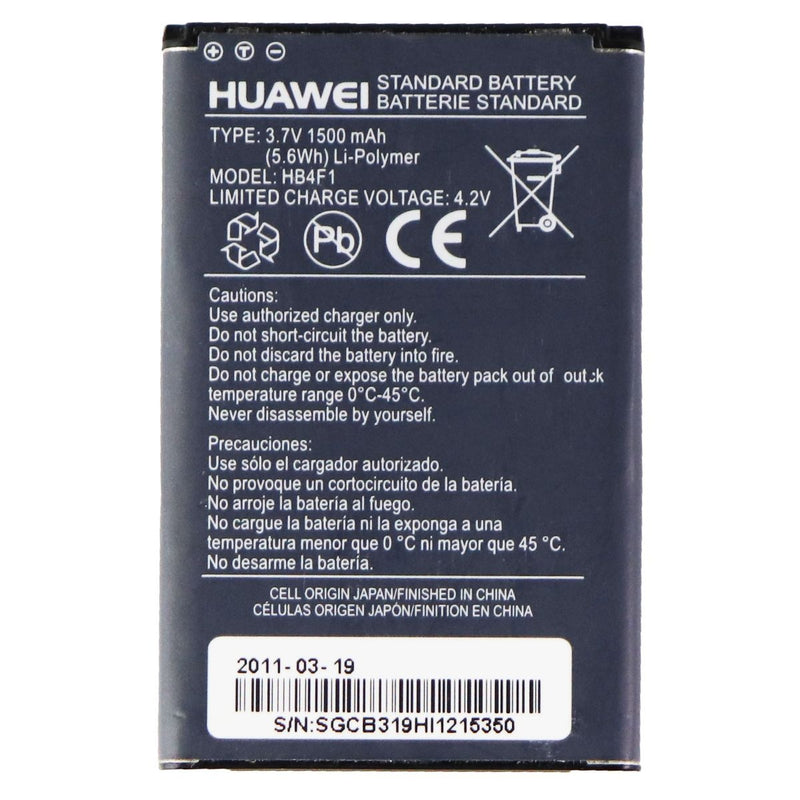 OEM Huawei 1500mAh HB4F1 Battery M860 Ascend Cricket E5 U8000 - Huawei - Simple Cell Shop, Free shipping from Maryland!