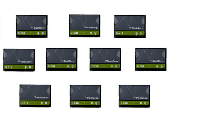 KIT 10x Blackberry D-X1 1380 mAh Replacement Battery for Blackberry 9650 - Blackberry - Simple Cell Shop, Free shipping from Maryland!