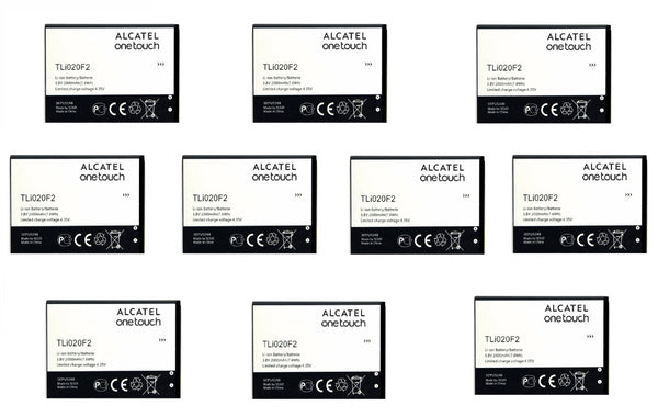 KIT 10x Alcatel TLi020F2 2000 mAh Replacement Battery for One Touch Fierce/Chat - Alcatel - Simple Cell Shop, Free shipping from Maryland!
