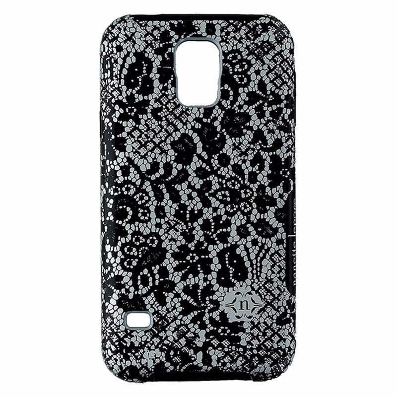 Nanette Lepore Dual Layer Case for Samsung Galaxy S5 Black and Gray Lace Design - Nanette Lepore - Simple Cell Shop, Free shipping from Maryland!