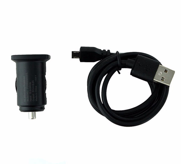 KEY 2.4A Car Charging Adapter and 3-Ft Micro-USB Cable - Black - KEY Enhanced - Simple Cell Shop, Free shipping from Maryland!