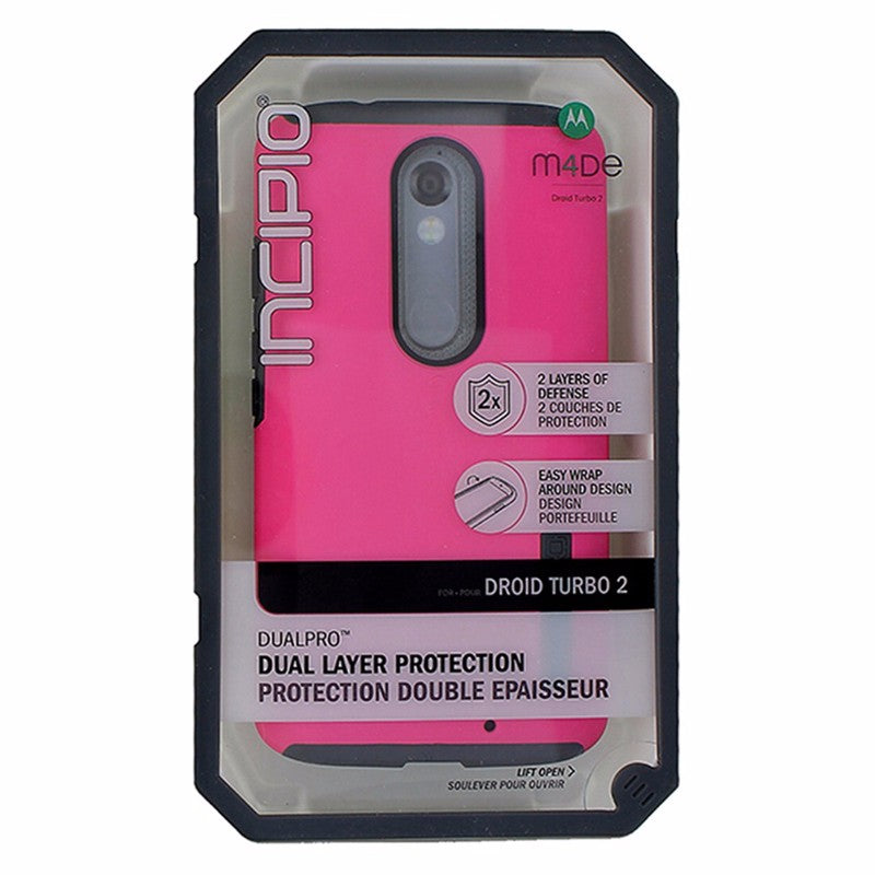 Incipio DualPro Two Piece Protective Case Cover Motorola Droid Turbo 2 - Pink - Incipio - Simple Cell Shop, Free shipping from Maryland!