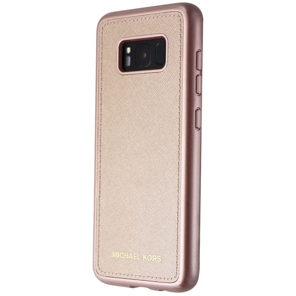 Michael Kors Snap-On Leather Case for Samsung Galaxy S8 - Rose Gold - Michael Kors - Simple Cell Shop, Free shipping from Maryland!