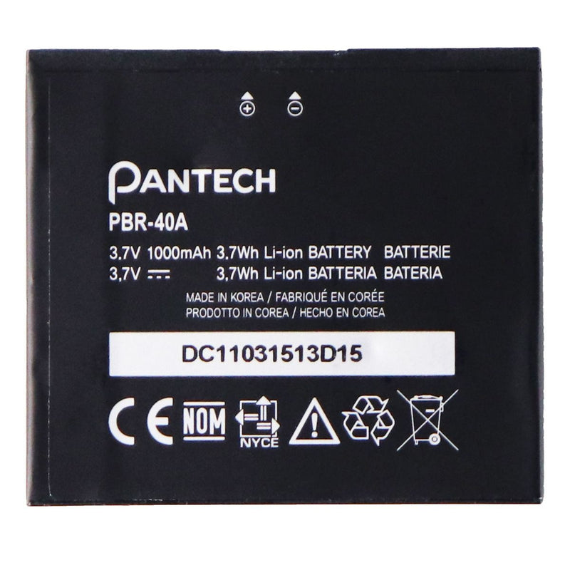 Pantech Rechargeable 1,000mAh (PBR-40A) 3.7V Battery for Pantech Laser P9050 - Pantech - Simple Cell Shop, Free shipping from Maryland!