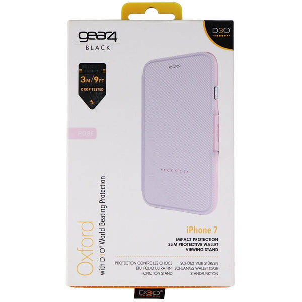 Gear4 Oxford Series Folio Case for Apple iPhone 8 / iPhone 7 - White/Rose Gold - Gear 4 - Simple Cell Shop, Free shipping from Maryland!