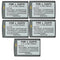 KIT 5x Rechargeable 700mAh 3.7V OEM Battery for LG Trax CU575 - Dark Gray - Unbranded - Simple Cell Shop, Free shipping from Maryland!