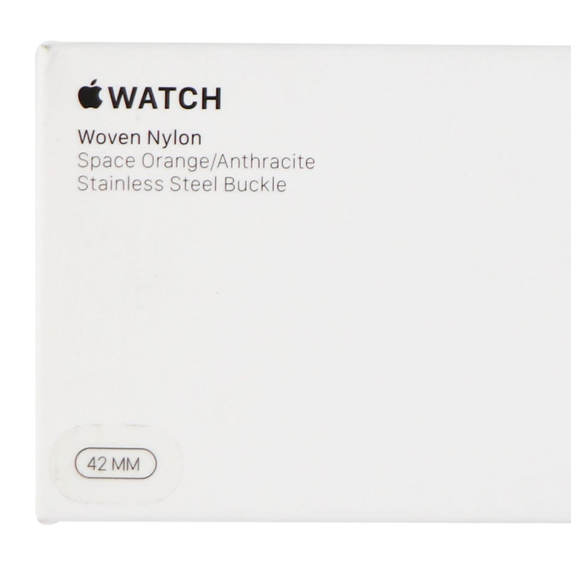 Apple 42mm Woven Nylon Band for Apple Watch 42 & 44mm - Space Orange/Anthracite - Apple - Simple Cell Shop, Free shipping from Maryland!