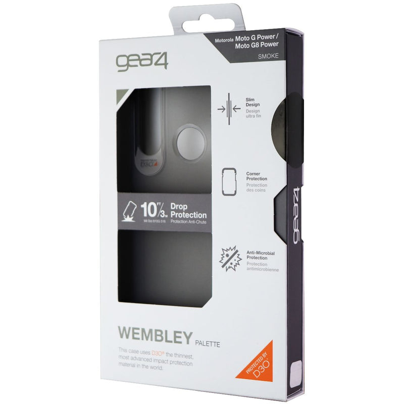 Gear4 Wembley Series Gel Case for Motorola Moto G Power & G8 Power - Smoke