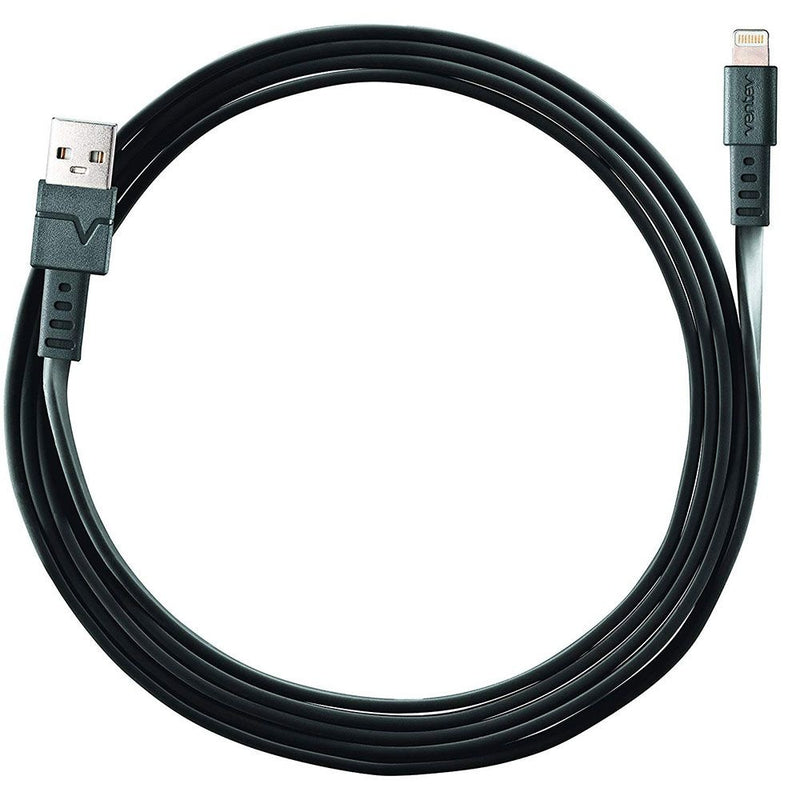 Ventev 6-Ft Charge & Sync USB Cable for Apple - Black / Gray - Ventev - Simple Cell Shop, Free shipping from Maryland!