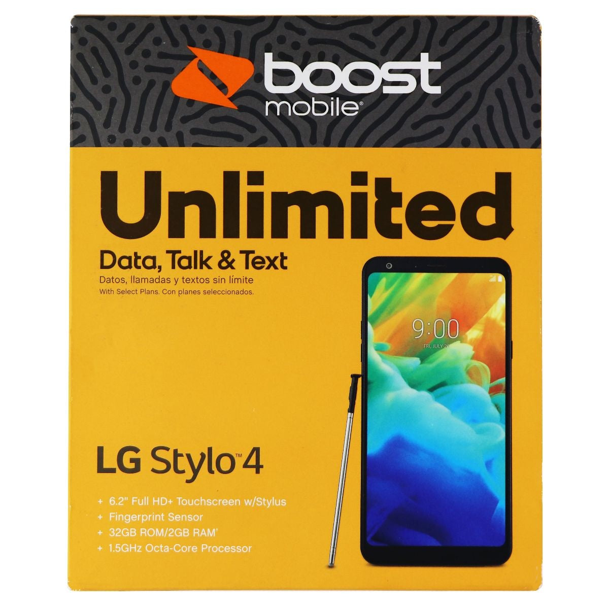 LG Stylo 4 - 32GB - Prepaid Cell Phone - Carrier Locked - (Boost Mobile)