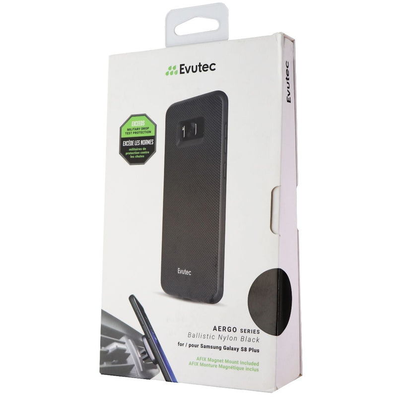 Evutec AERGO Ballistic Nylon Case & Vent Mount Combo for Galaxy (S8+) - Black