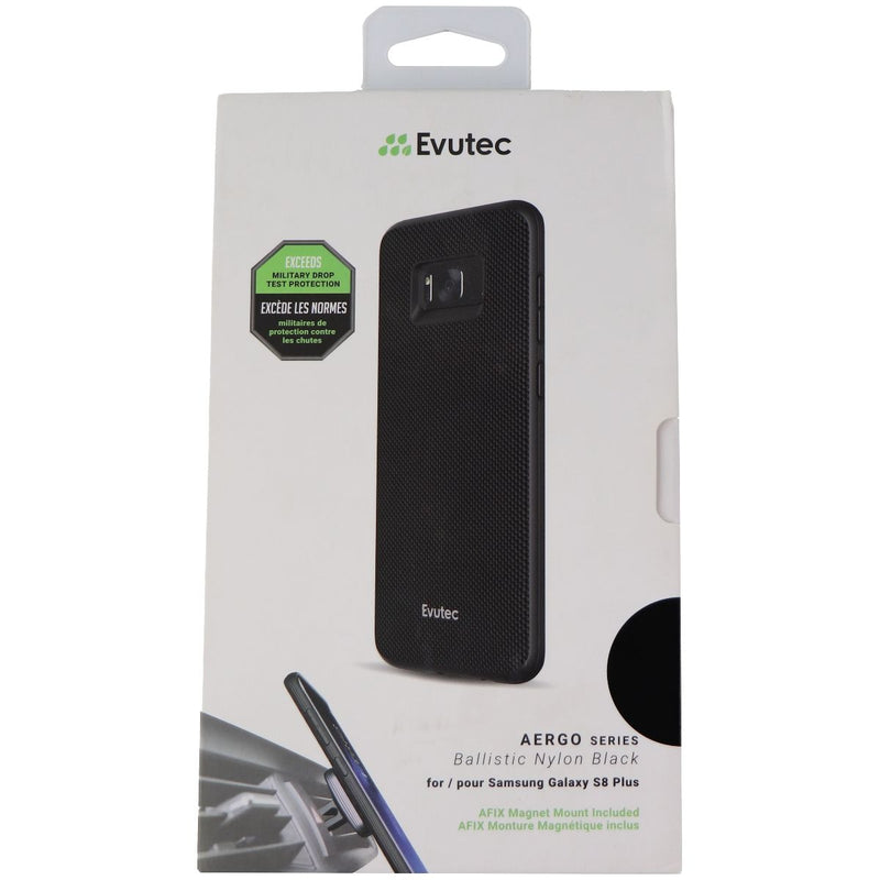 Evutec AERGO Ballistic Nylon Case & Vent Mount Combo for Galaxy (S8+) - Black