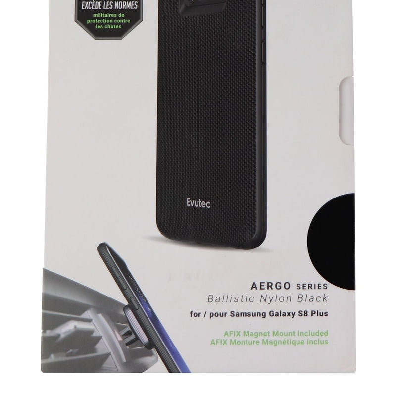 Evutec AERGO Ballistic Nylon Case & Vent Mount Combo for Galaxy (S8+) - Black