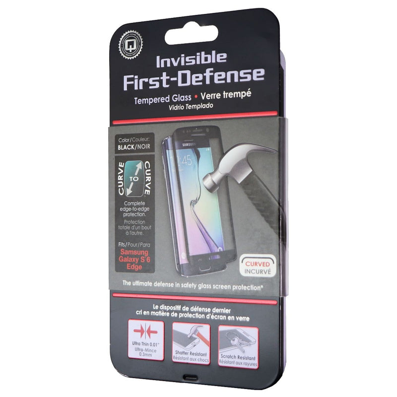 Qmadix Invisible Tempered Glass Screen for Galaxy S6 Edge - Clear/Black Border - Qmadix - Simple Cell Shop, Free shipping from Maryland!
