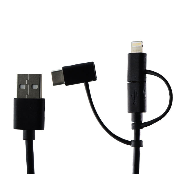 Key (CDSU10062BLK) 3 in 1 USB Cable for iPhones w/ Micro USB - Key - Simple Cell Shop, Free shipping from Maryland!