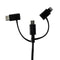 Key (CDSU10062BLK) 3 in 1 USB Cable for iPhones w/ Micro USB - Key - Simple Cell Shop, Free shipping from Maryland!