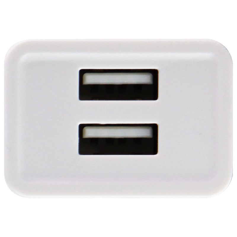 MobilEssentials Dual USB (each port 2.1A) Wall Charger - White - MobilEssentials - Simple Cell Shop, Free shipping from Maryland!