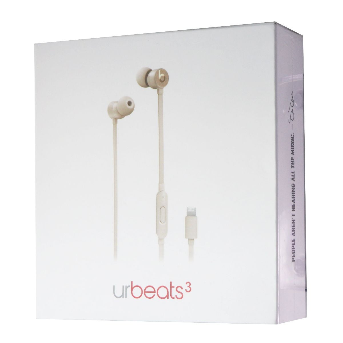Beats urBeats3 Wired Earphones Satin Gold (MUHW2LL/A)
