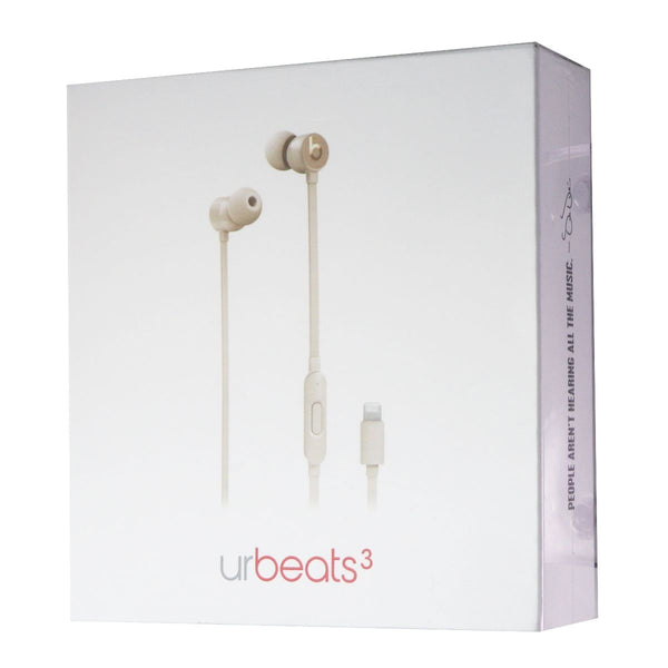 Beats urBeats3 Wired Earphones Satin Gold MUHW2LL A