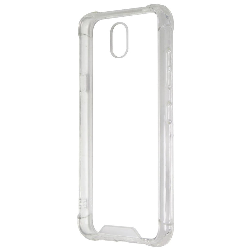 Key Hybrid Shock Absorbent Hard Case LG for Tribute Royal - Clear - Key - Simple Cell Shop, Free shipping from Maryland!