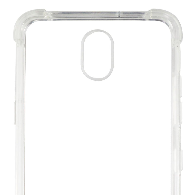 Key Hybrid Shock Absorbent Hard Case LG for Tribute Royal - Clear - Key - Simple Cell Shop, Free shipping from Maryland!