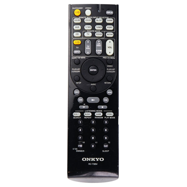 Onkyo Remote Control (RC-738M) for Select Onkyo Devices - Black - Onkyo - Simple Cell Shop, Free shipping from Maryland!