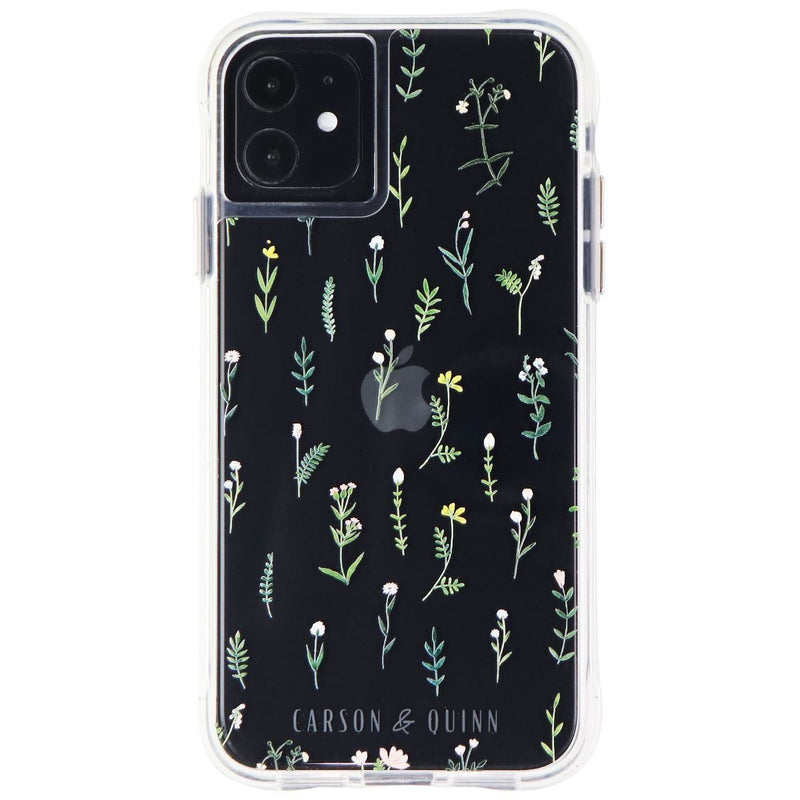 Carson & Quinn Hybrid Case for Apple iPhone 11 / XR - Dainty Botanical/Clear - Carson & Quinn - Simple Cell Shop, Free shipping from Maryland!