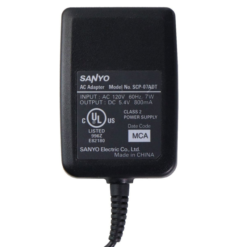 Sanyo (5.4V/800mA) Wall Charger/Power Adapter - Black (SCP-07ADT) - Sanyo - Simple Cell Shop, Free shipping from Maryland!