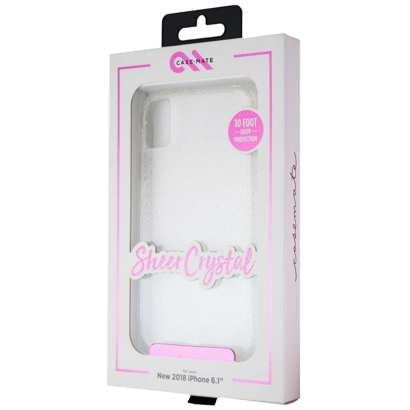 Case-Mate Sheer Crystal Series Hard Case for Apple iPhone XR - Clear/Glitter - Case-Mate - Simple Cell Shop, Free shipping from Maryland!