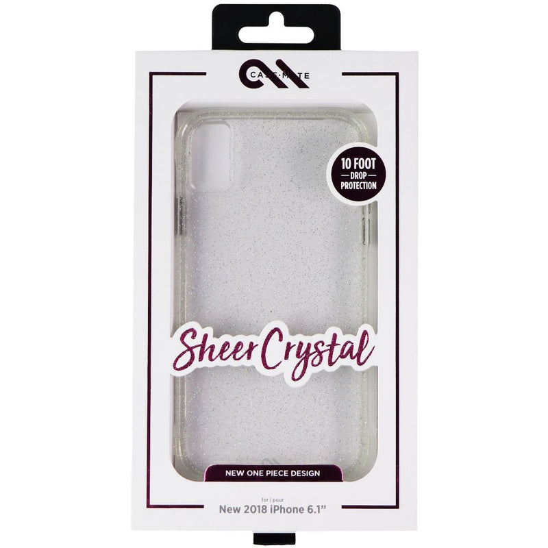Case-Mate Sheer Crystal Series Hard Case for Apple iPhone XR - Clear/Glitter - Case-Mate - Simple Cell Shop, Free shipping from Maryland!